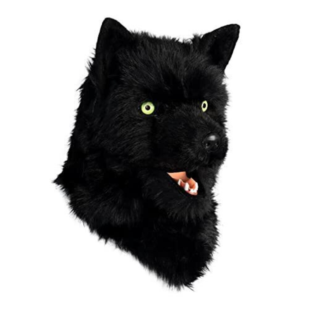 2728 Furry Dog Mask Animal Wolf Full Head for Halloween Party Costume